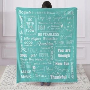 Sentimental Sayings Throw - 50" x 60" - Inspire